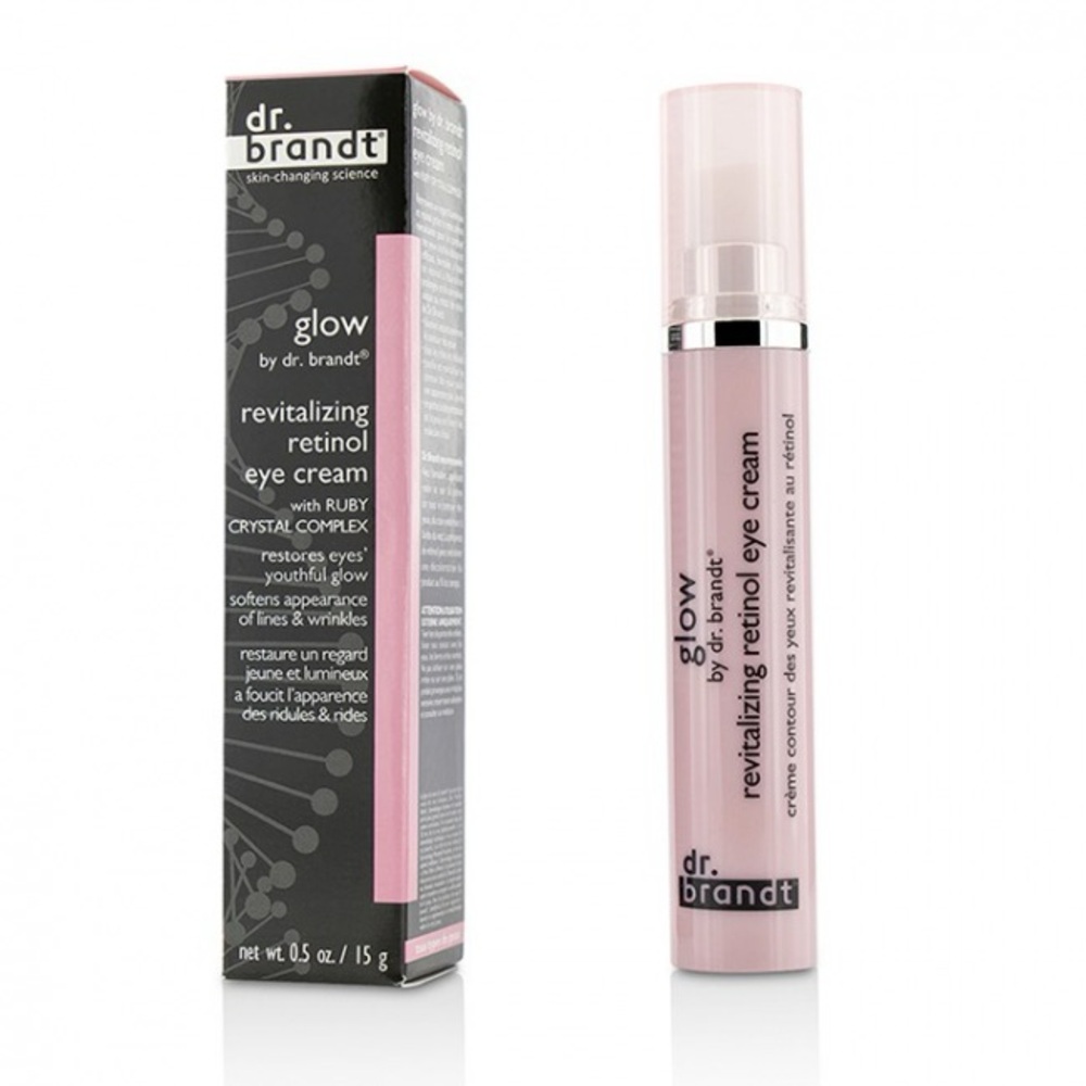 Dr Brandt Glow Invigorating Retinol Eye Cream-Full Size- New in Box!